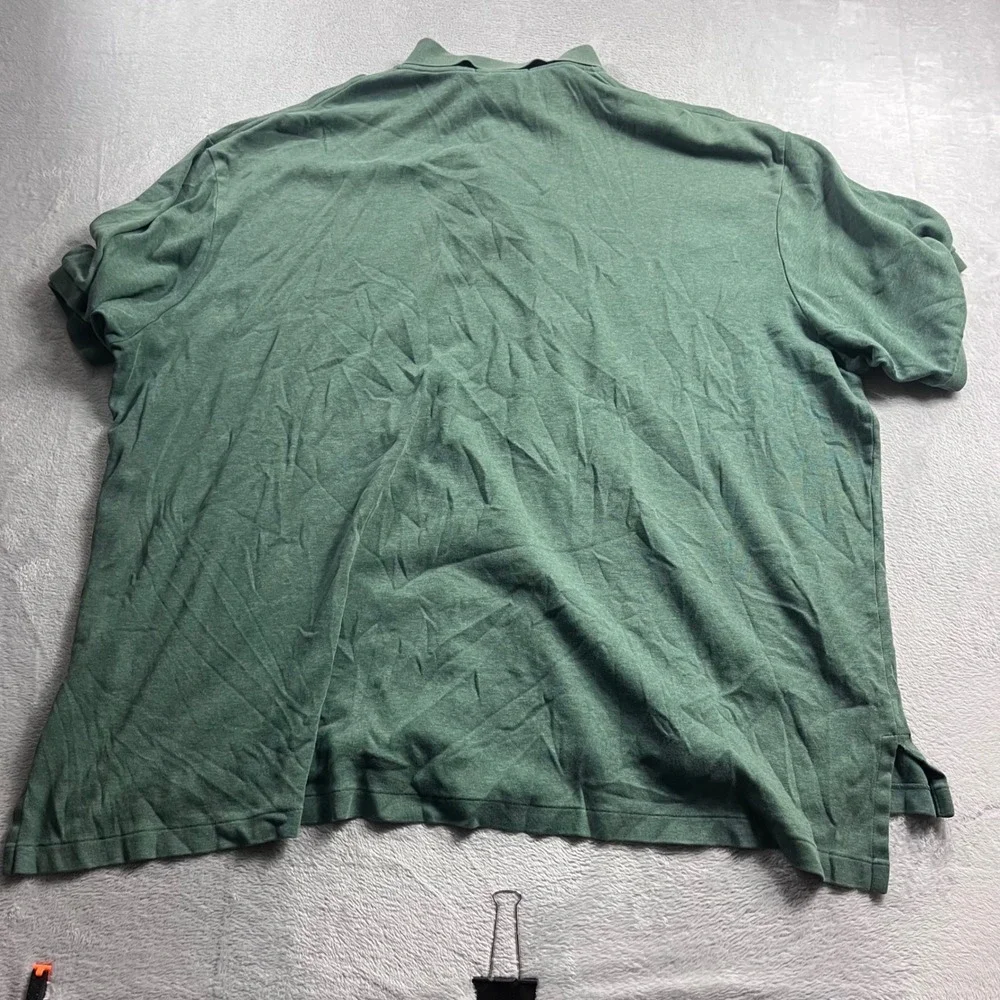 Polo Ralph Lauren Mens 3XB Big Green Short Sleeve Pony Logo Polo Shirt
